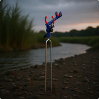 Self-Locking Fishing Rod Holder Portable Adjustable Fishing Rod Holder Detachable  for Ground