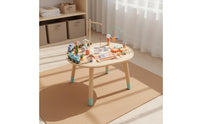 Fine Movement Skills Wooden Multi-Activity Toy Table Hand-Eye Coordination Wooden Child-Led Activity Table Cognitive Development Children's Plaything Sturdy for Toddlers, Babies, Playroom, Nursery, Daycare
