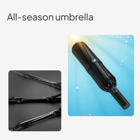 Automatic Windproof Folding Umbrella, 8-Rib Large Cover