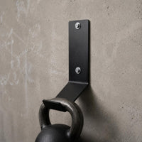Kettlebell Wall Mount Space-Saving Kettlebell Wall Hanger Heavy Duty Fitness Equipment Storage Bracket