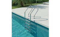 Easy to Install Stainless Steel Pool Ladder Rustproof Pool Ladder with Handrails Stable Step Long-Lasting for Spa
