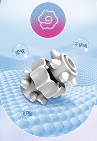 Back Stretcher Massage Roller with Handheld Roller Balls
