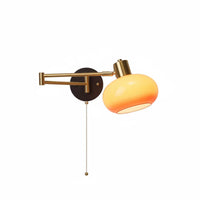 Adjustable Bedside Wall Lamp Space-Saving Adjustable Wall Sconce