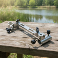 Universal Fishing Rod Holder with Clamp Multifunctional Fishing Chair Bracket Flexible Adjustable Rod Bracket Heavy-Duty for Anglers