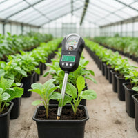 7-in-1 Soil Tester Multi-Function Soil Tester with Rotating Head Adjustable for Gardeners, Growers, Garden, Greenhouse, Lawn