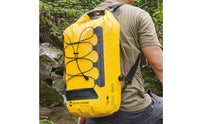 Waterproof Backpack Dry Bag PVC Insulated Backpack Dry Bag Elastic Cord Gear Carrier for Rafting, Stream Trekking