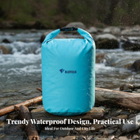 Long-Lasting Floating Waterproof Bag Tear-Resistant Roll Top Dry Bag Sandproof for Boaters, Kayakers, Swimming, Rafting, Kayaking