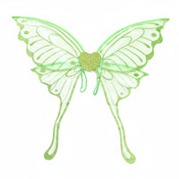 Lightweight Long Tail Butterfly Wings Iridescent Elf Wings Costume Accessory for Children, Adults, Festivals, Parties, Halloween, Cosplay