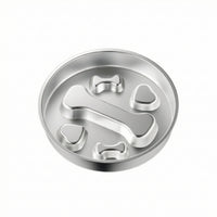 Dog Bowl with Slow Feeder Double-Sided Slow Canine Bowl Food-Grade for Fast Eaters, Dogs, Daily Meals, Home