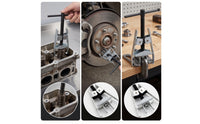 Valve Spring Compressor Adjustable Valve Spring Compressor with T-Handle Screw-Driven Compact for Mechanics, Engine Repair