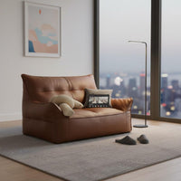Soft Filling Lazy Sofa Soft Feel Textile Tatami Sofa Skin-Friendly Armless Floor Couch Easy to Clean for Pet Owners, Small Areas, Bedroom, Apartment