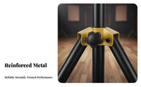 Tripod Speaker Stand Anti-Slip Feet Metal Audio Tripod Sturdy & Stable Floor Speaker Stand for DJs, Artists, Live Performance, Studio, Karaoke