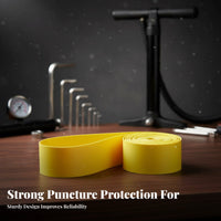 2 Pieces Anti-Puncture Tire Liner Long-Lasting Inner Tube Protector Tape
