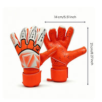 Goalkeeper Gloves with Finger Support Shielded Soccer Goalkeeper Gloves Breathable for Goalies