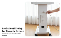 Professional Trolley Cosmetic Tool Mobile Design Floor Standing Salon Machine New Model 2 in 1 for Spa, Dermatology Wellness Center