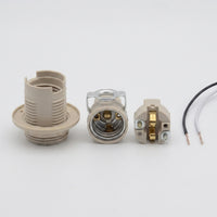 Ceiling Light and Pendant Light with Fireproof Bakelite Bulb Holder, Screw Mount Ceiling Pendant with 40cm Wire, E27 Lamp Holder, E14 Base