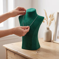 Mannequin Bust Necklace Display Stand for Jewelry Store Window