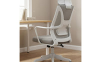 Heavy Duty Construction Ergonomic Office Chair Latex Cushion High Back Computer Chair for Students, Study