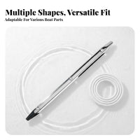 Stainless Steel Rub Strake Anti-Collision Rub Strake Stainless Steel Chafe Strip Boat Hull Guard Strip