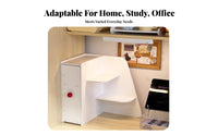 Corner storage rack Space Saving Storage Rack Tiered Design for Study Room, Bedroom