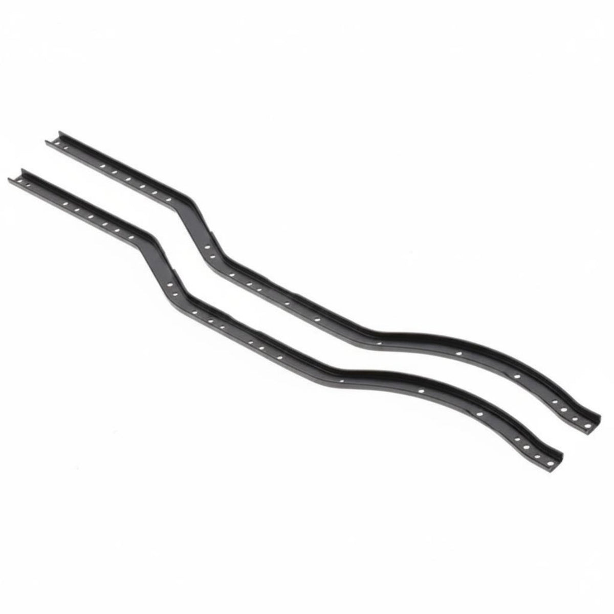 RC Chassis Rail Set Metal Chassis Rail Set Black for All-Terrain Crawling