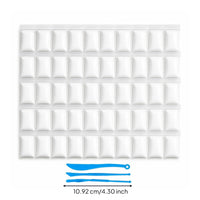 50 Pieces Foam Modeling Clay with Carving Tools Mess Modeling Clay Creative for Art Crafts