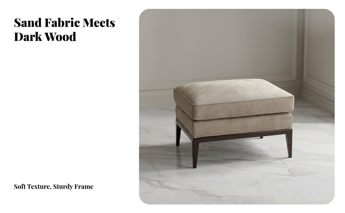 Modern Minimalist Upholstered Accent Chair Designer Aesthetic Upholstered Armchair Small Footprint Single Sofa Soft Cushioning for Apartment Dwellers, Interior Designers, Business Owners, Living Room, Bedroom, Reception Area, Reading Nook