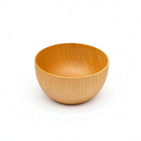 Wooden Bowl with Pedestal Smooth Footed Wooden Bowl Rustic for Home Dining
