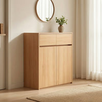 Storage Cabinet Freestanding Cabinet with Drawer DIY Assembly Credenza for Living Room, Kitchen