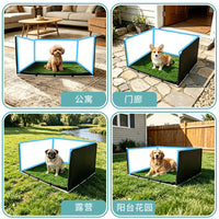 Portable Folding Dog Toilet with Artificial Grass for Outdoor Use
