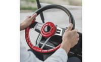 Golf Cart Steering Wheel Ergonomic Utility Vehicle Replacement Steering Wheel Textured for Enthusiasts