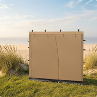 Skirted Double Layer Side Panel Hanging Loops Tent Side Curtain Fastening Straps Canopy Sidewall Reinforced Bottom Border