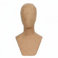Foam Mannequin Head Pin-Friendly Hairpiece Stand Model for Shop Window