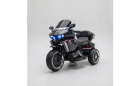 Kids 12V Youngster's Push-Along Motorcycle Powered Electric Tricycle for Young Children, Backyard, Playroom