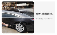 Quick Connect Angled Spray Lance Multi-Purpose Curved Pressure Washer Extension Stainless Steel Construction for Car Owners, Homeowners