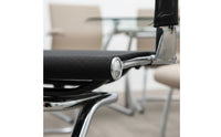 Sled Base Office Chair Cantilever Guest Chair for Reception Area