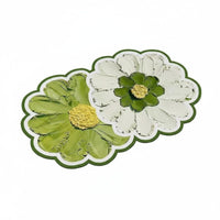 Water Absorbent Flower Shaped Bath Mat Soft & Comfortable Floral Bathroom Rug Easy to Clean Soft Flower Mat Long-Lasting