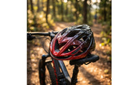 Ventilated Mountain Bike Helmet Sleek Road Bike Helmet Padded Lightweight for Commuting