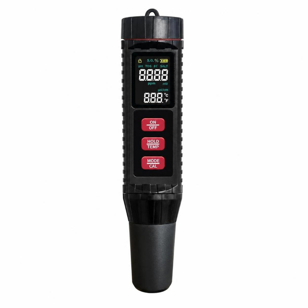 Multifunctional Water Quality Tester Portable Multiparameter Water Tester Digital pH Meter with TDS Handheld for Aquarists, Pool Owners, Aquariums, Pools, Aquaculture, Laboratories
