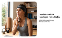Sweat-Wicking Headband | athletic headband, dampnessAbsorbing material, Workout Sweatband, for Running