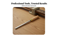 Precision Filing 3-Side Fret Dressing File Versatile Design Guitar Fret Crowning File High-Carbon Steel for Luthiers, Workshop, Home Studio
