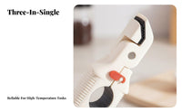 Triple-Function Anti-Scald Gripper Bottle Unseal Er Function Triple-Function Plate Grabber Multifunctional Pot Pan Gripper