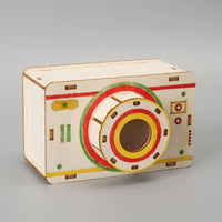 Slot-Together Wooden Model Hand-Assembly Wooden Photographic Model Rounded Corners for Hands-on Building