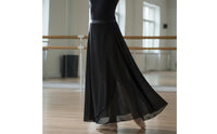 Long Sheer Ballet Skirt Comfortable for Rehearsal