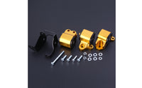 Engine Mount Bracket Aluminum Alloy Engine Bracket with Hardware 3 Hole for Cars Enthusiasts, Mechanics, Garage Projects