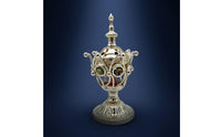 Scent Holder with Lid Ornate Scent Holder Metal Censer for Prayer, Home Decor