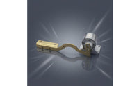 Cylindrical Housing Piano Slow-Fall Damper Curved Lever Arm Piano Soft Close Device Rectangular Base Music Hardware Metal