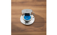 Circular Bubble Level Brushed Silver Round Bubble Level Precision for Cranes