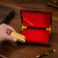 Wooden Gold Bar & Coin Storage Box with Engraving Option