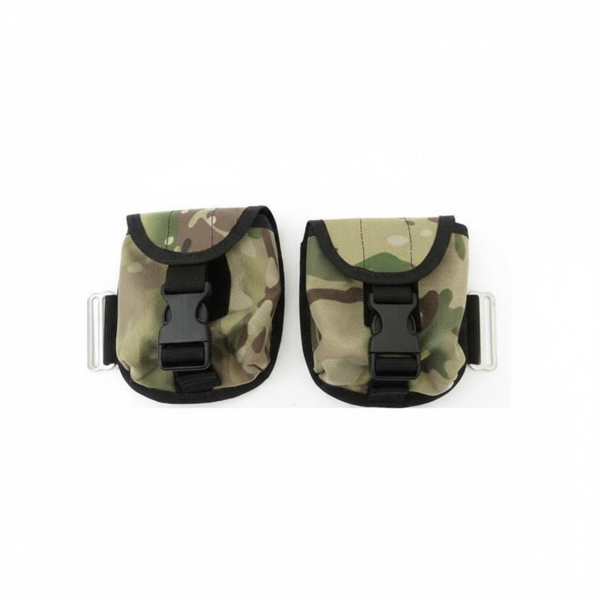 2 Pieces BCD Weight Pocket Non-Slip Design Scuba Diving Weight Pouch Heavy Duty 1000D